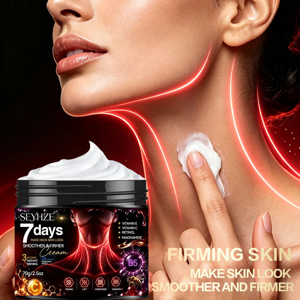 Day & Night Moisturizing Cream – Collagen & bee venom instantly tightens double chin & neck, smooths & firms, controls oil