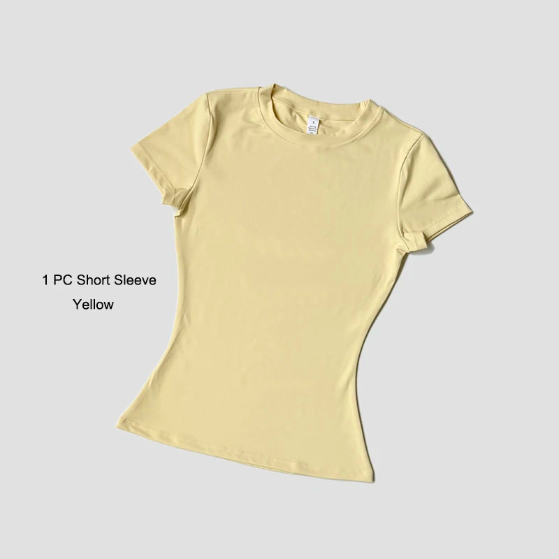 Quick-Drying Gym & Sport Breathable Shirt & Leggings