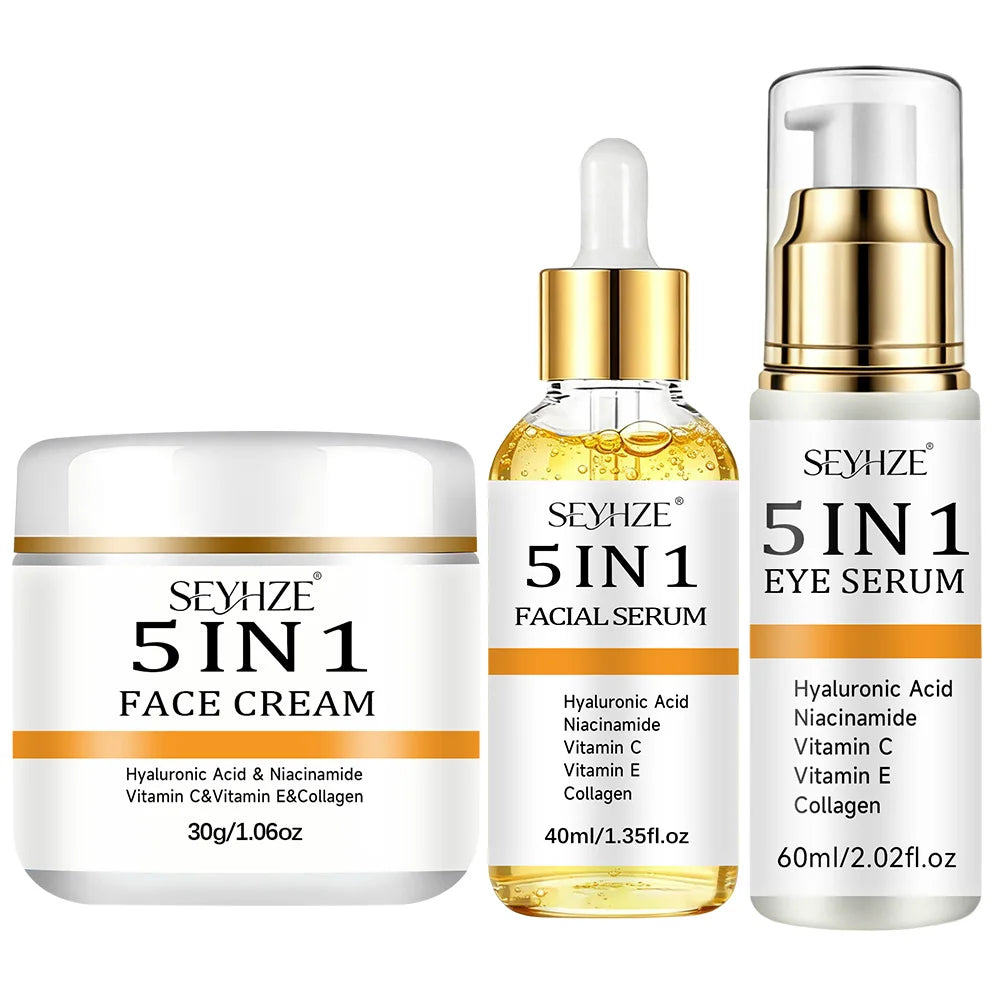 5 in 1 Face Cream Facial Serum & Eye Serum