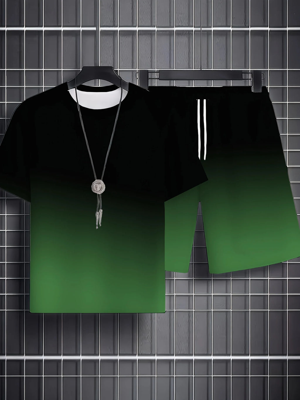 Men's Casual Loose Fit Two Piece Set