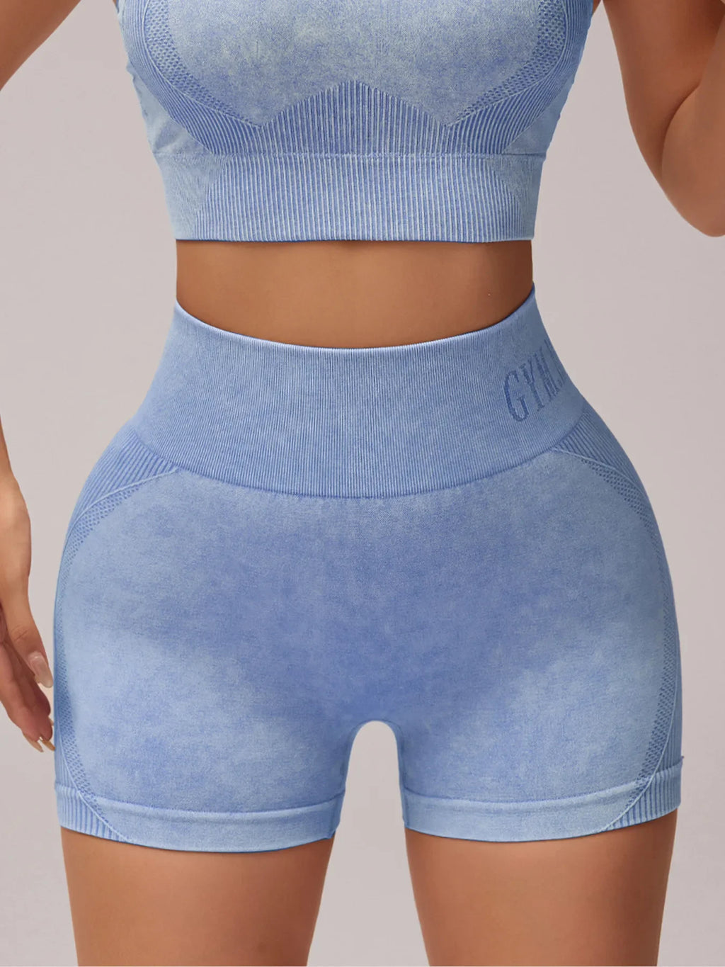 Women Sand Wash High Waist Tummy Control Butt Lifting High Stretch Slim Yoga Shorts Wear Outside Run Gym Workout Sports Pants