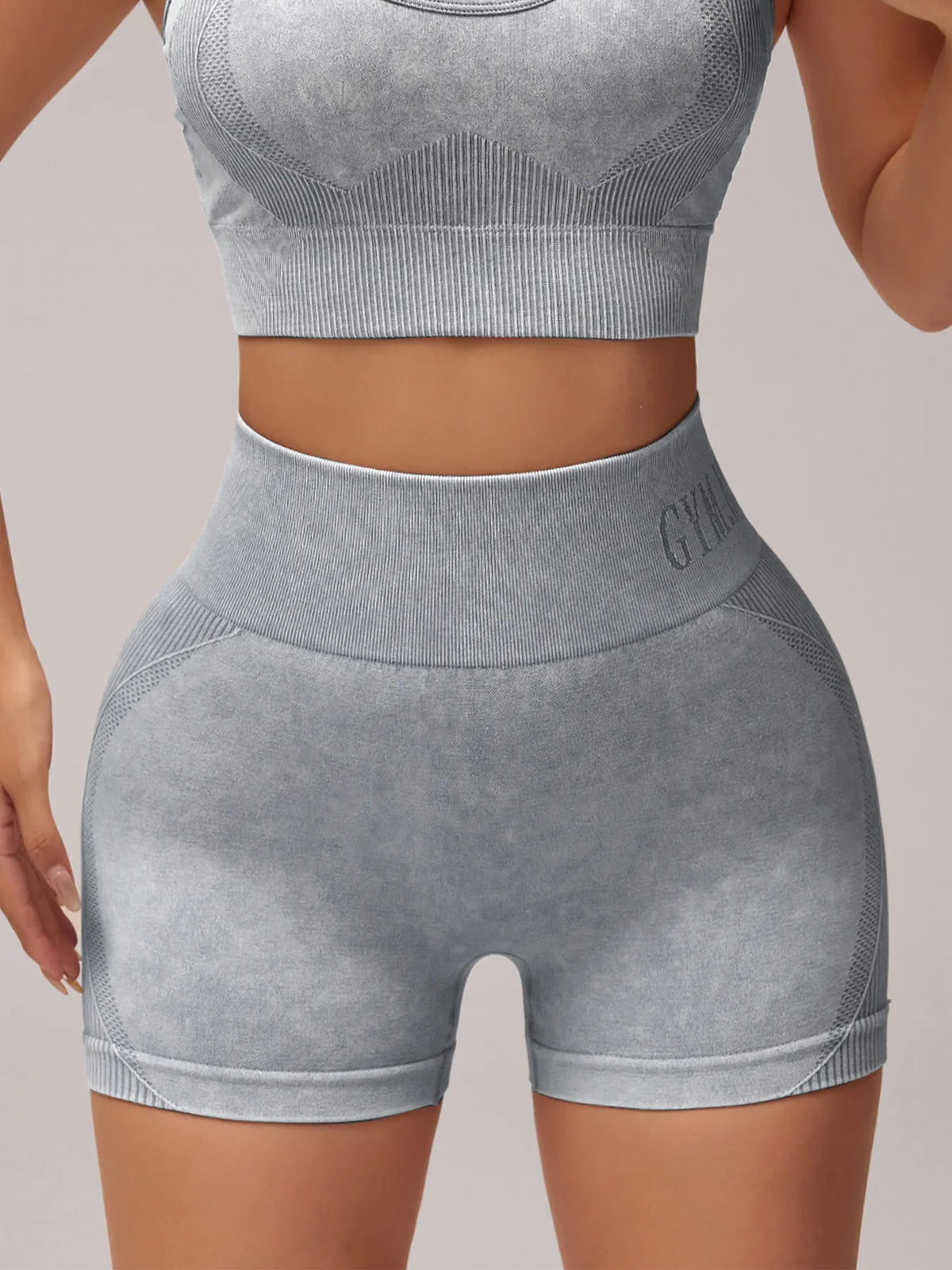Women Sand Wash High Waist Tummy Control Butt Lifting High Stretch Slim Yoga Shorts Wear Outside Run Gym Workout Sports Pants