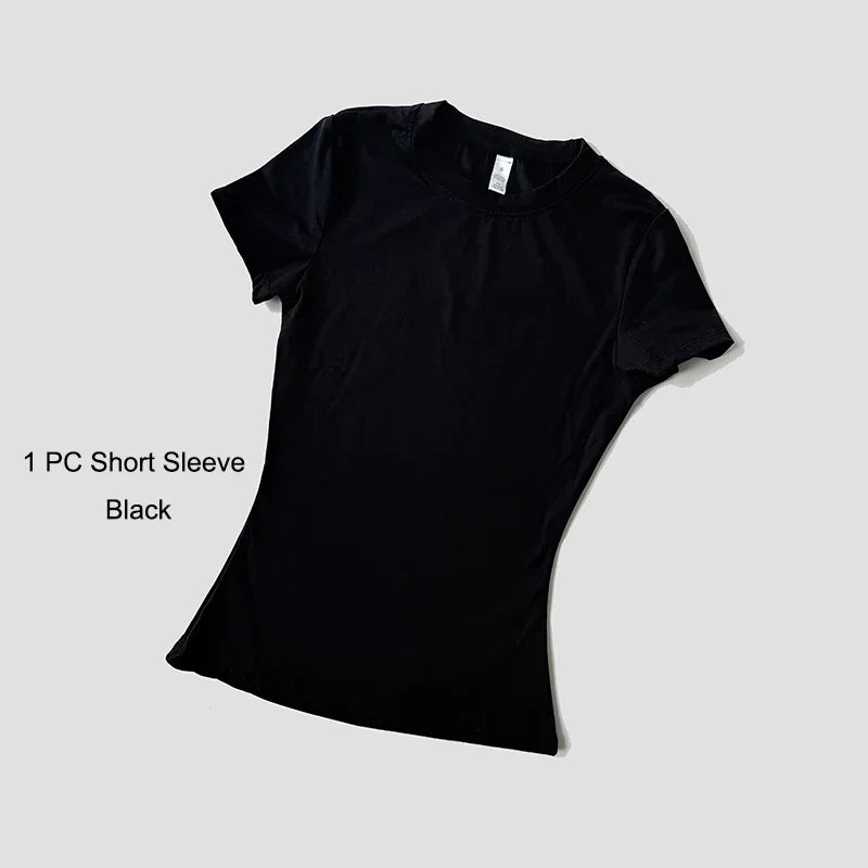 Quick-Drying Gym & Sport Breathable Shirt & Leggings