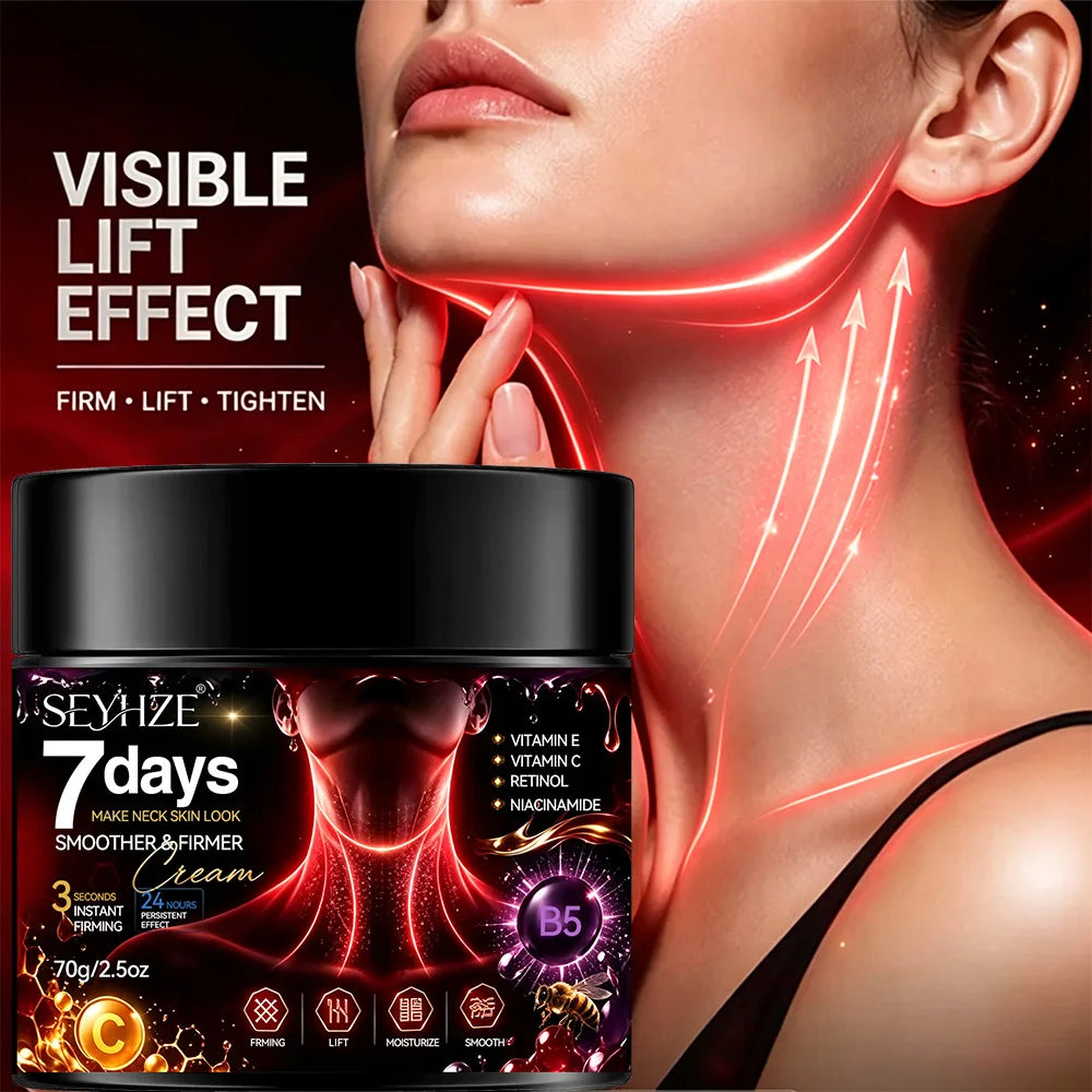 Day & Night Moisturizing Cream – Collagen & bee venom instantly tightens double chin & neck, smooths & firms, controls oil