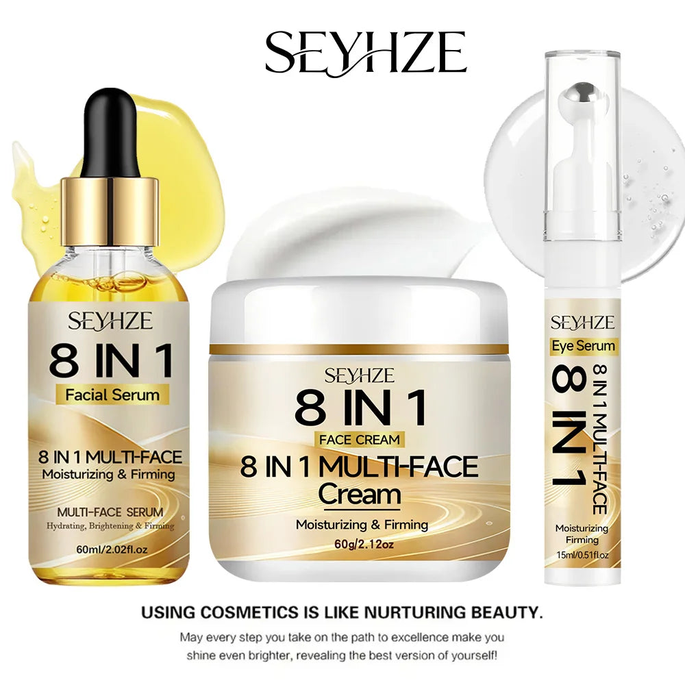 8 in 1 Face Cream Facial Serum & Eye Serum