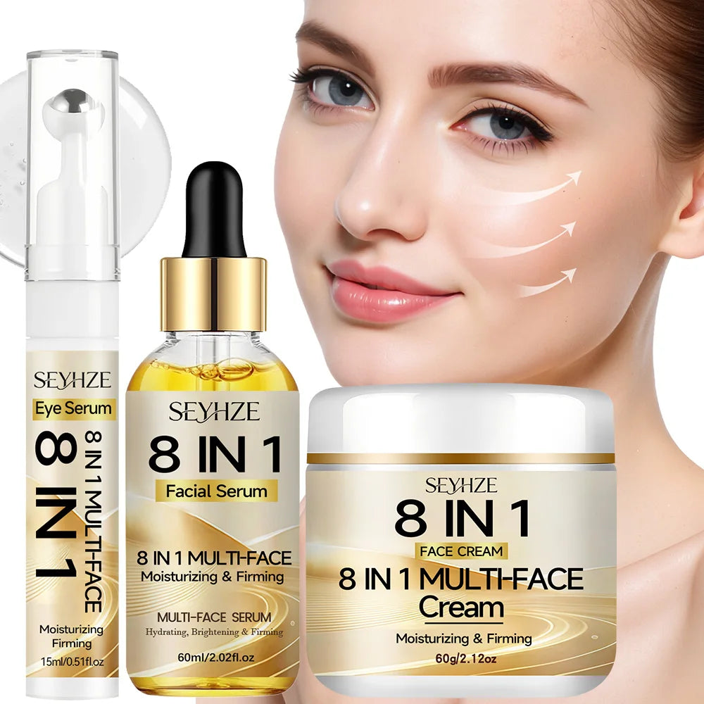 8 in 1 Face Cream Facial Serum & Eye Serum