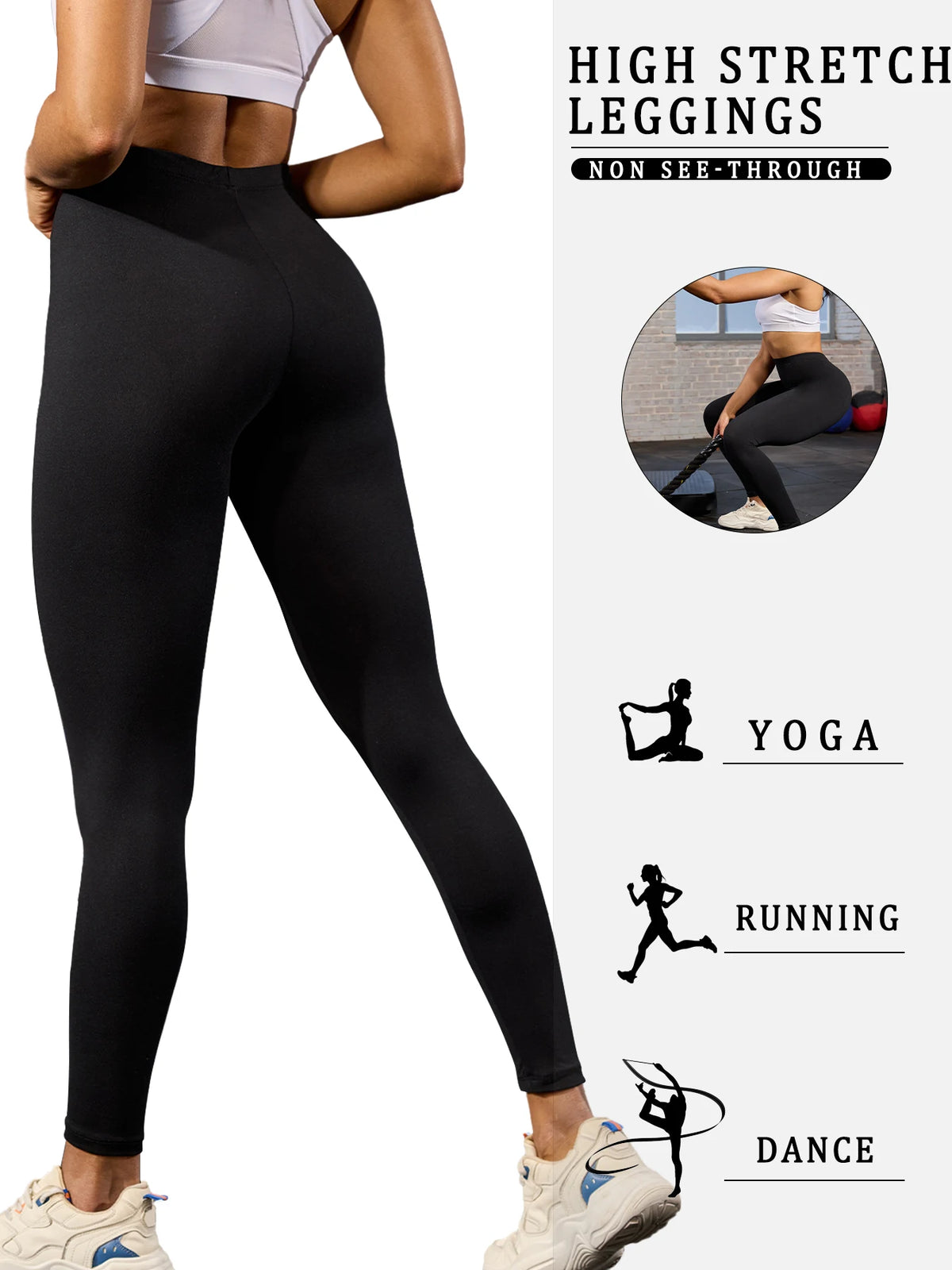 5 Pack Women's Super Soft Leggings