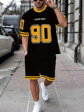 Men's Casual Loose Fit Two Piece Set