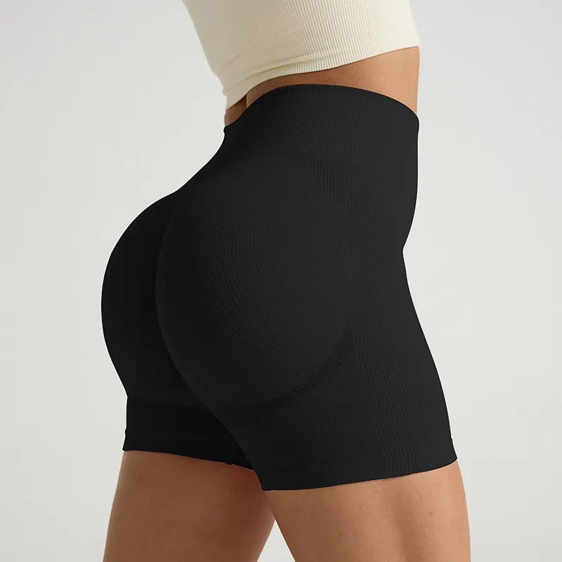 Tight Yoga Shorts with A High Waist Sexy and Perky Buttocks Worn Externally Running Shorts Sports and Fitness Three Quarter Pants