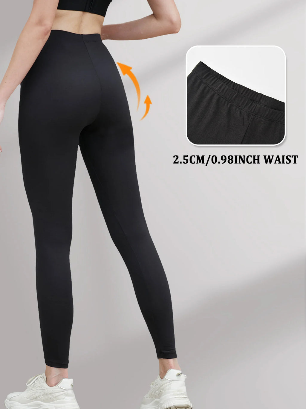 Women's Super Soft Leggings High Elasticity No See Through Workout Yoga Running Athletic Leggings