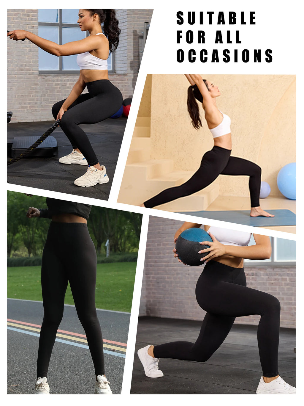 5 Pack Women's Super Soft Leggings