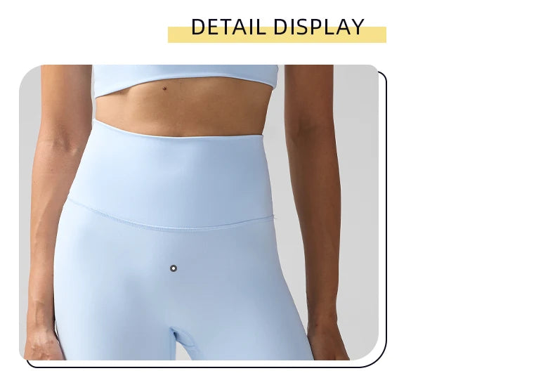 Women High Waist Naked Feeling Leggings
