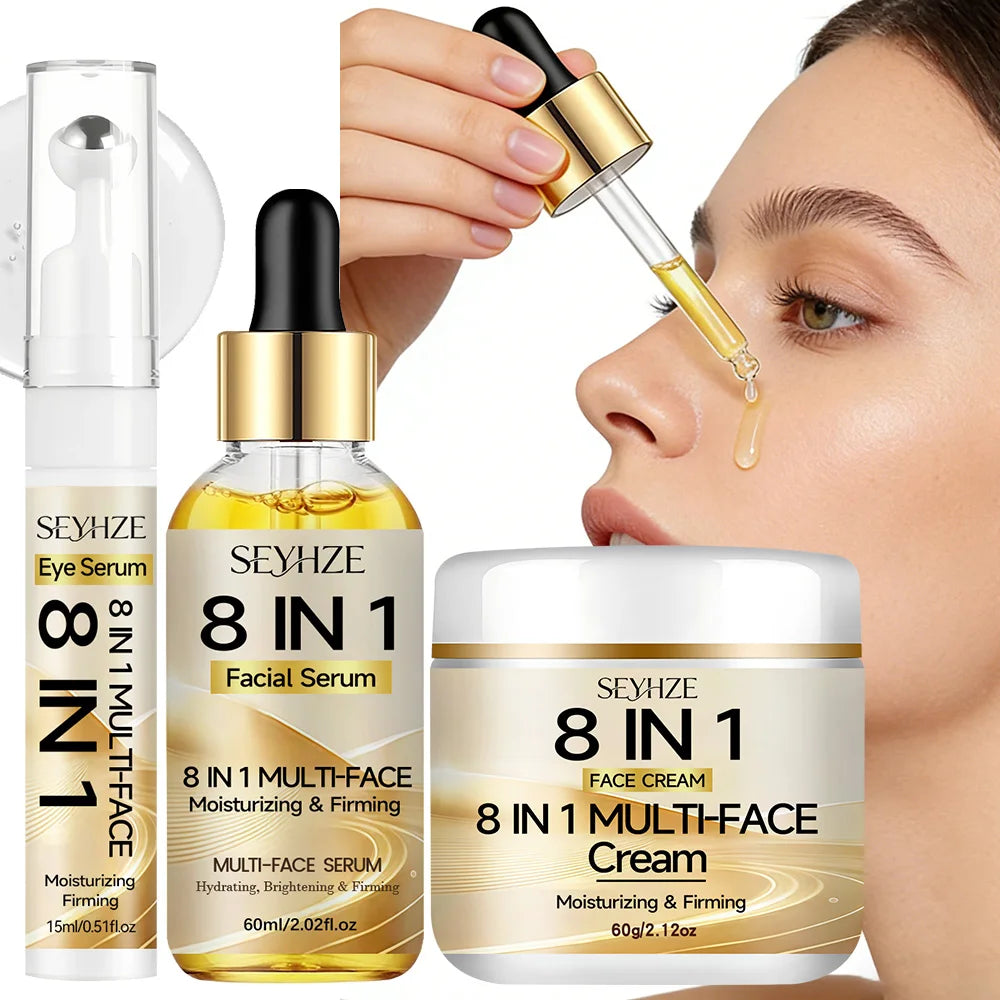 8 in 1 Face Cream Facial Serum & Eye Serum