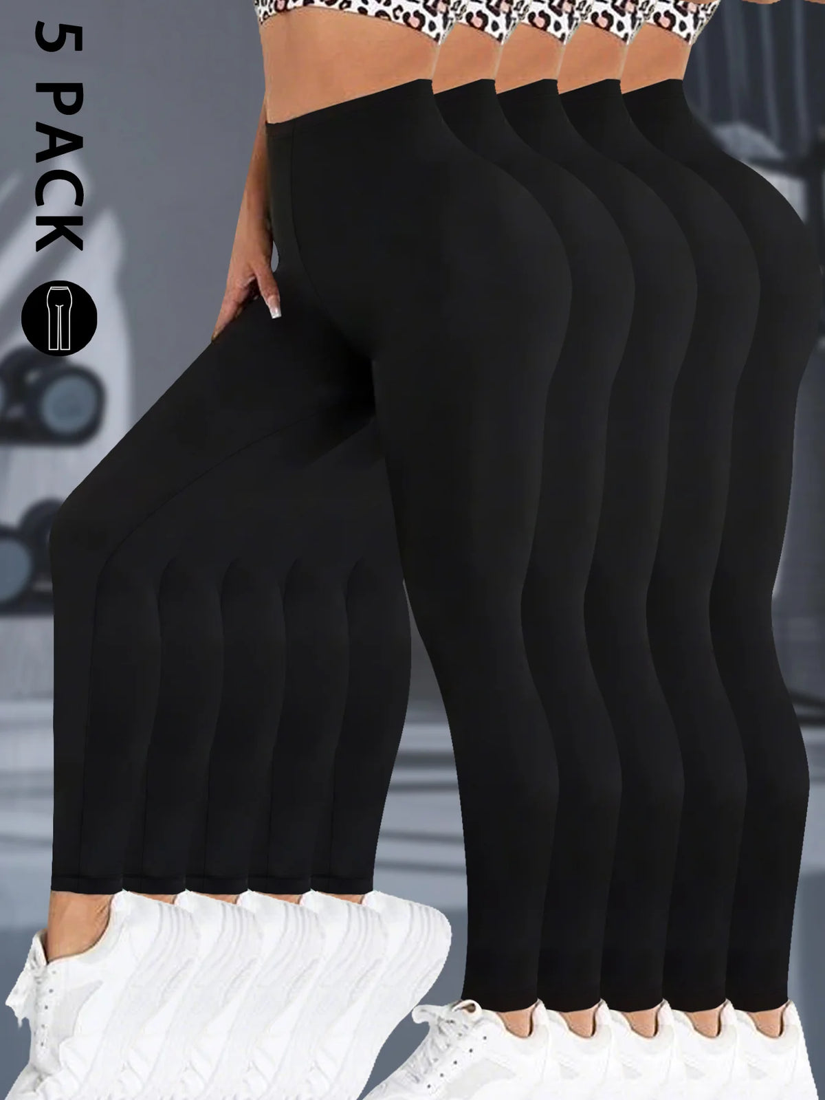 5 Pack Women's Super Soft Leggings