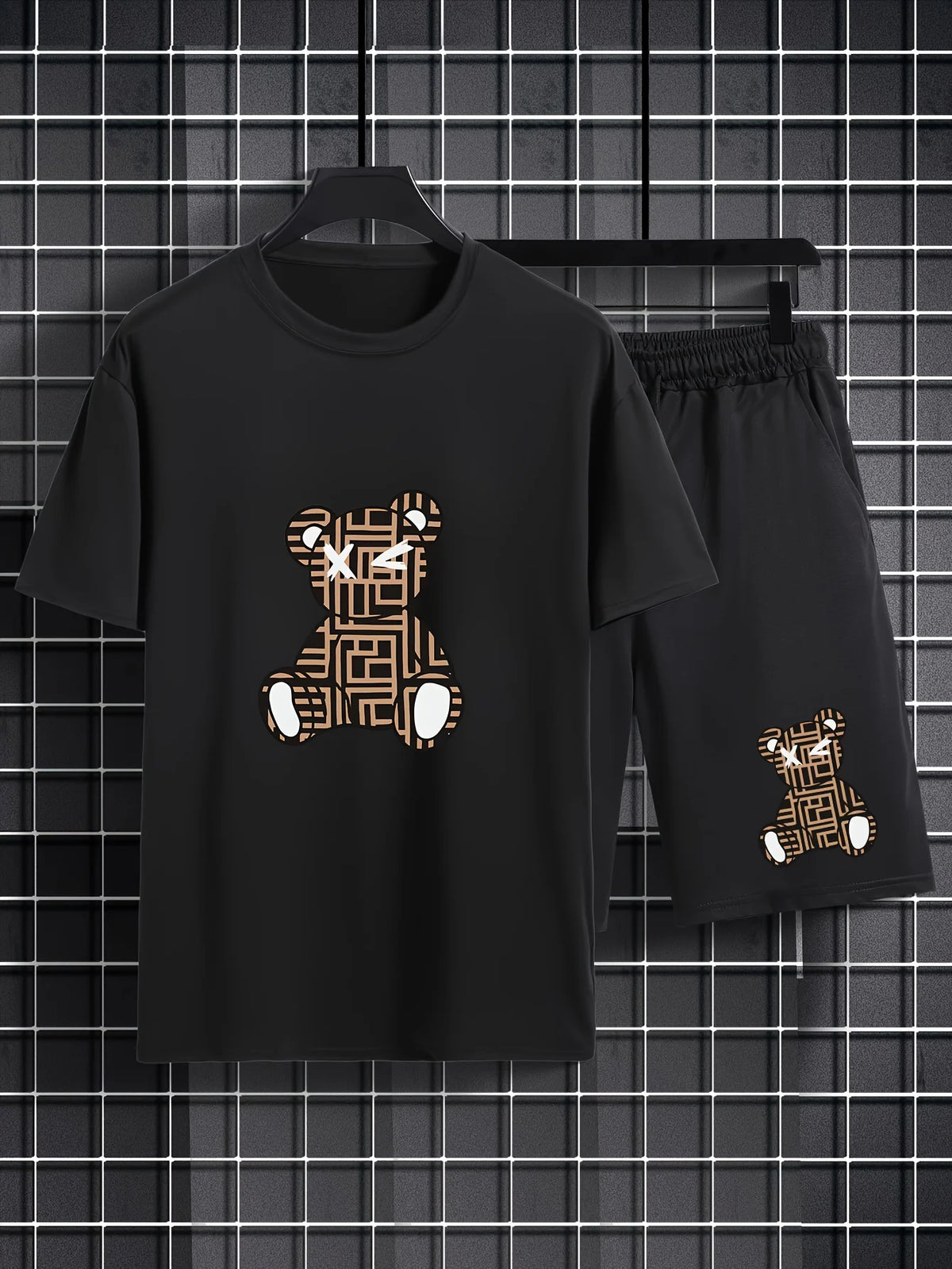 Men's Casual Loose Fit Two Piece Set
