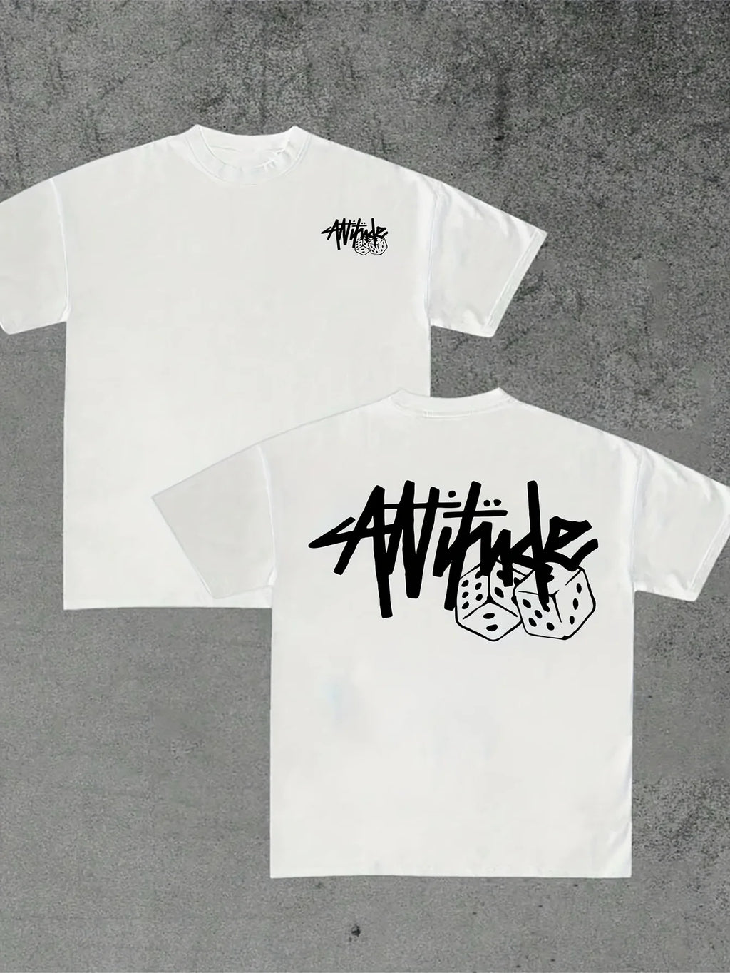 Attitude Print Mens T-shirt