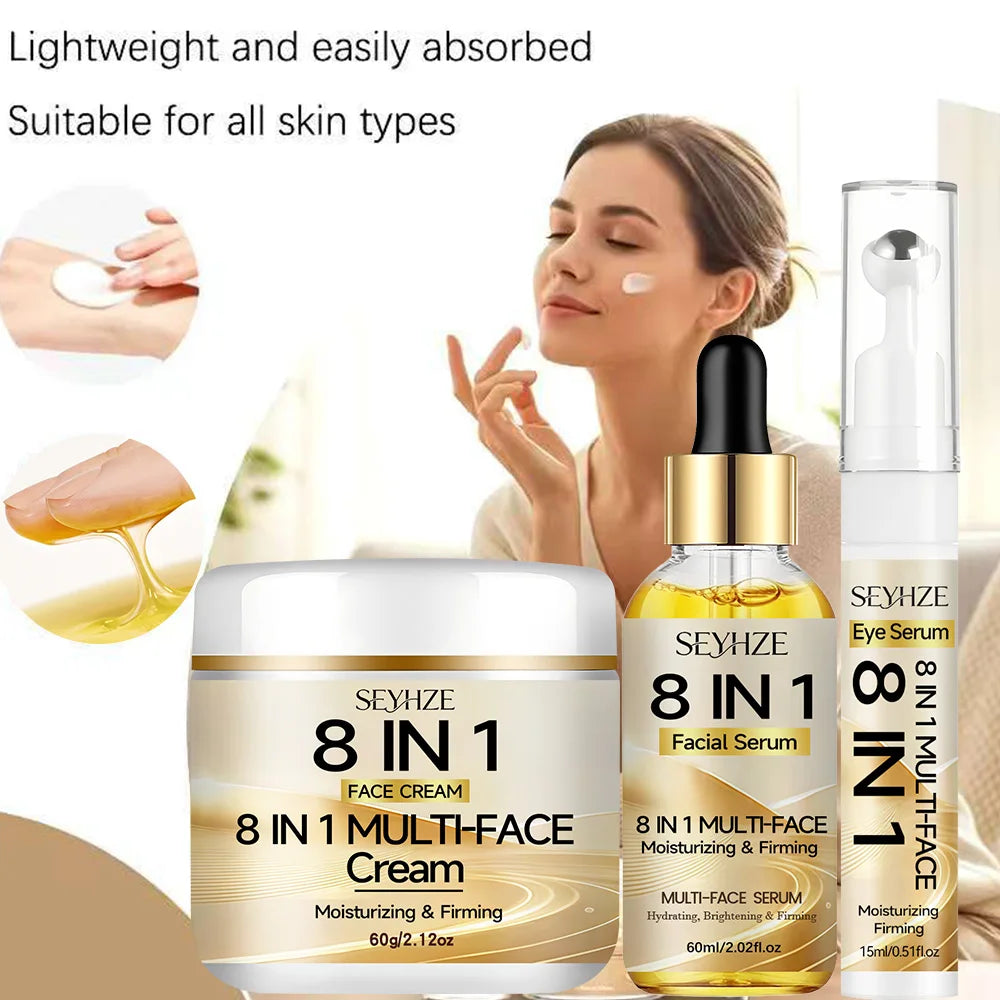 8 in 1 Face Cream Facial Serum & Eye Serum