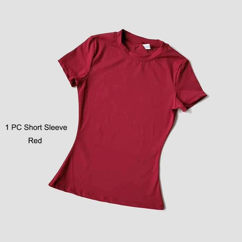 Quick-Drying Gym & Sport Breathable Shirt & Leggings