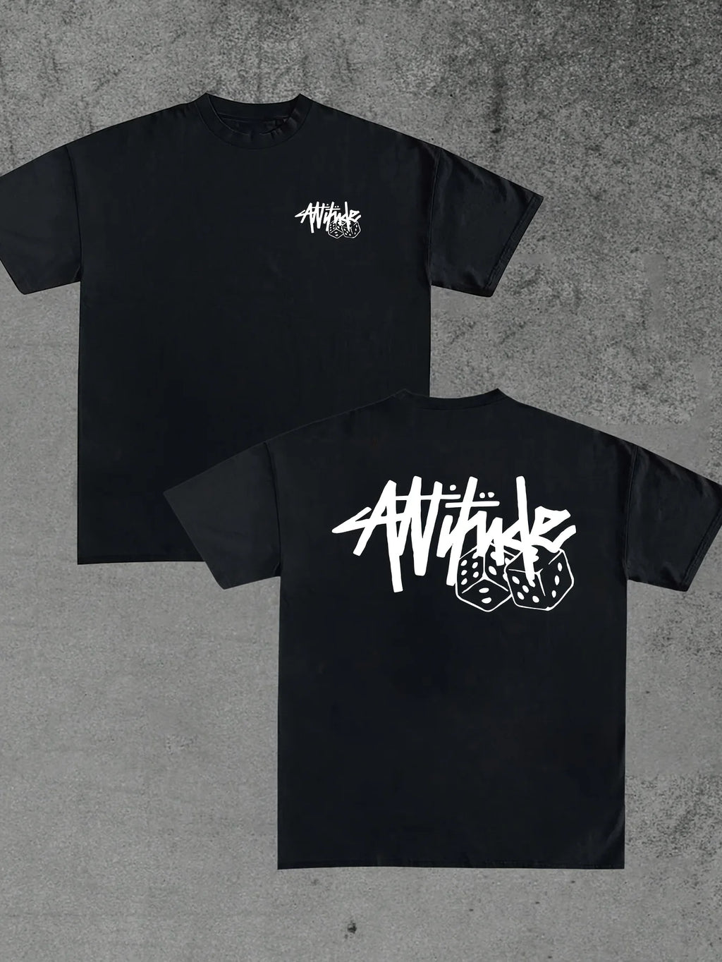 Attitude Print Mens T-shirt