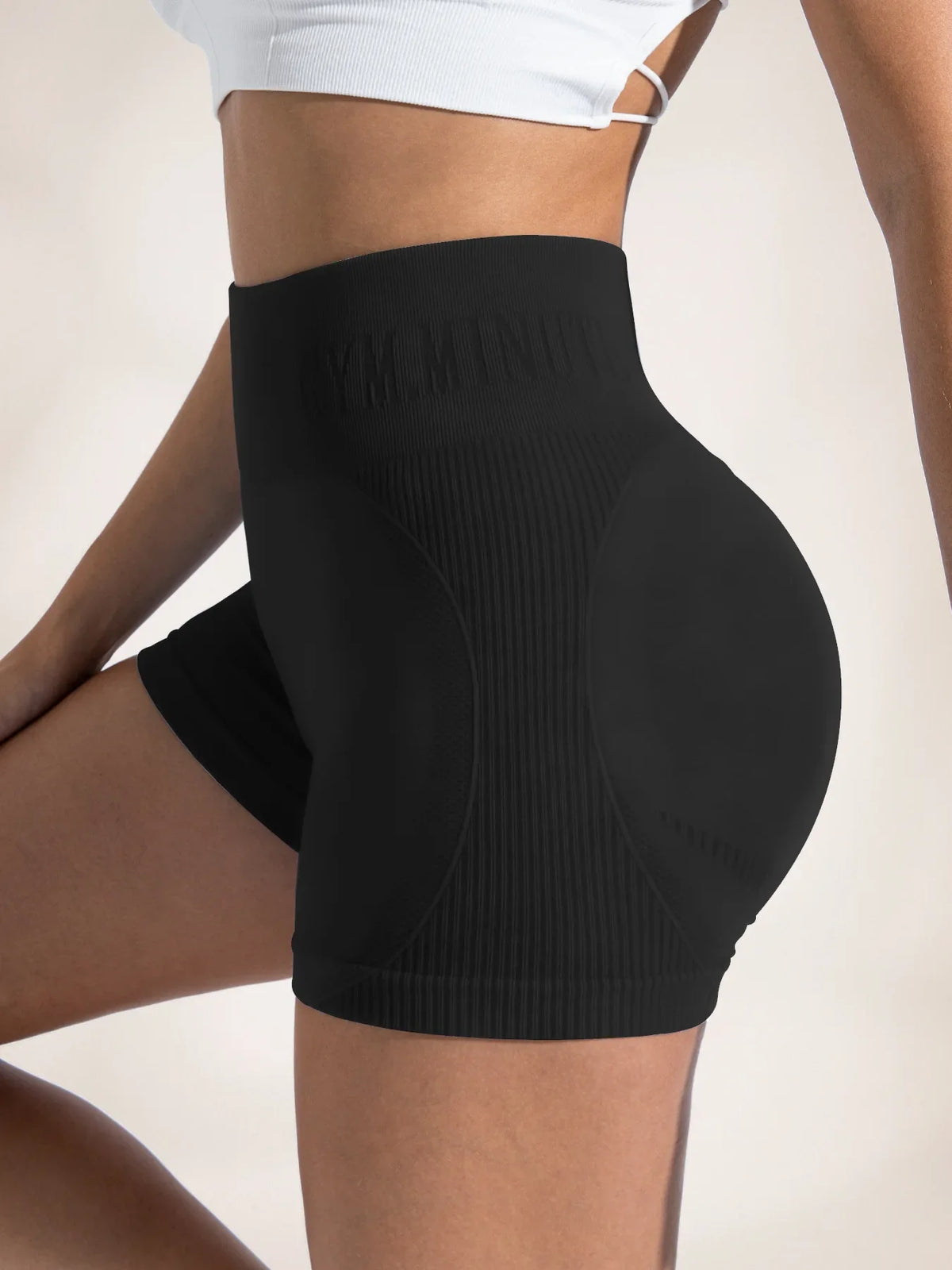 Women Sand Wash High Waist Tummy Control Butt Lifting High Stretch Slim Yoga Shorts Wear Outside Run Gym Workout Sports Pants