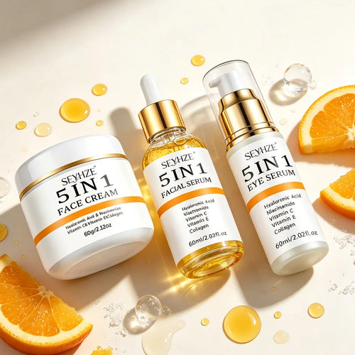 5 in 1 Face Cream Facial Serum & Eye Serum