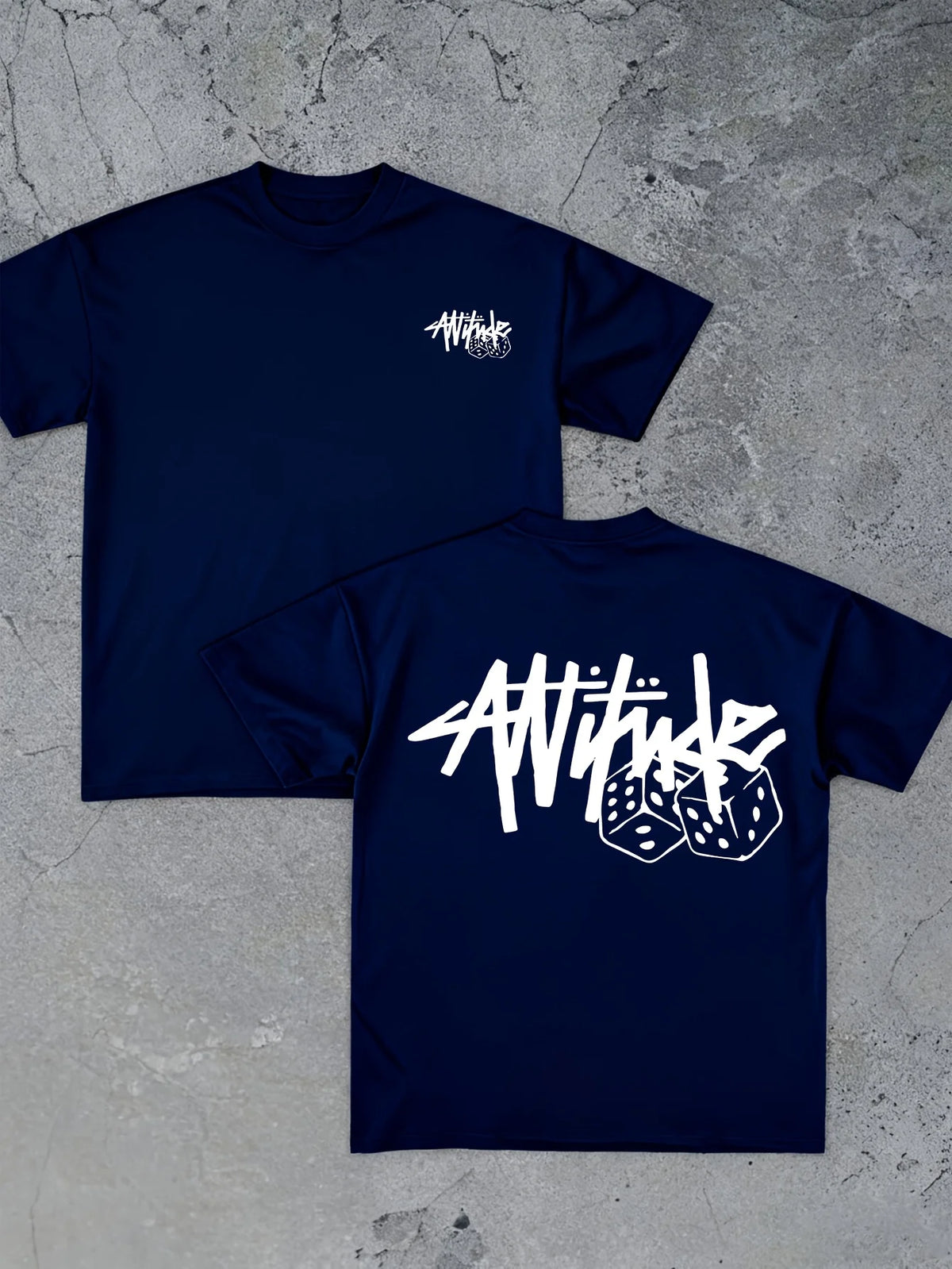 Attitude Print Mens T-shirt