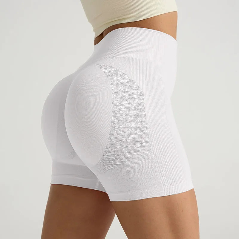 Tight Yoga Shorts with A High Waist Sexy and Perky Buttocks Worn Externally Running Shorts Sports and Fitness Three Quarter Pants