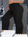 5 Pack Women's Super Soft Leggings