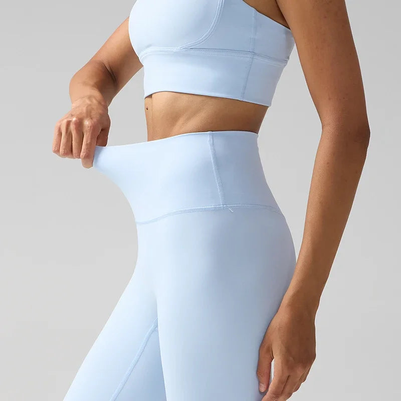 Women High Waist Naked Feeling Leggings