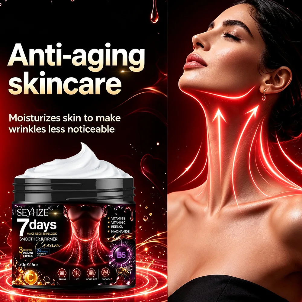 Day & Night Moisturizing Cream – Collagen & bee venom instantly tightens double chin & neck, smooths & firms, controls oil