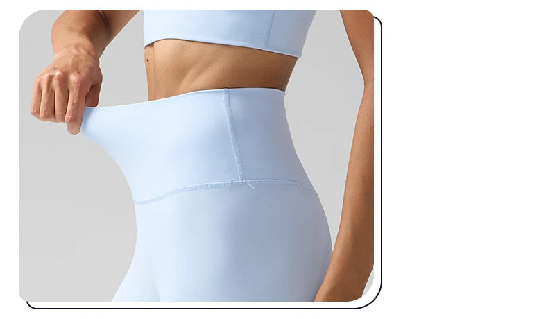 Women High Waist Naked Feeling Leggings