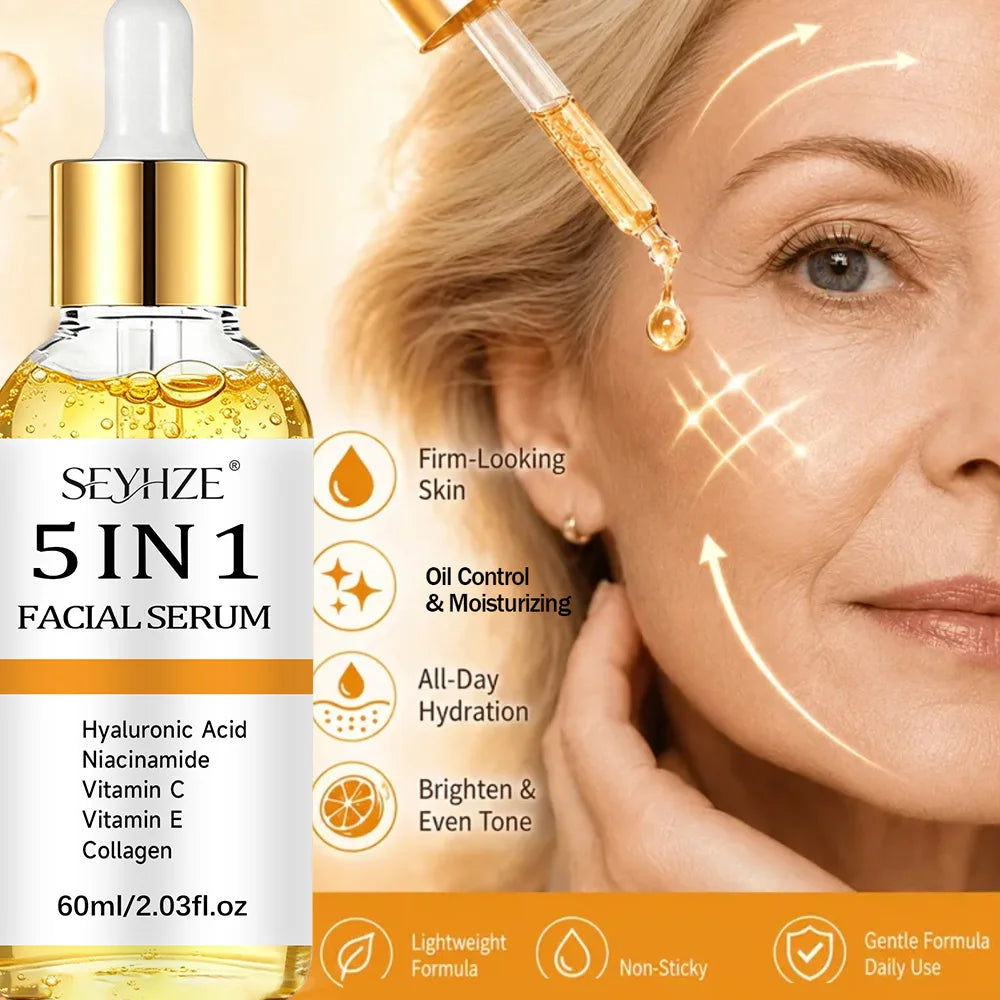 5 in 1 Face Cream Facial Serum & Eye Serum
