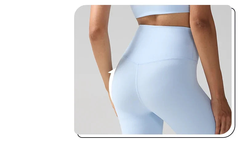 Women High Waist Naked Feeling Leggings