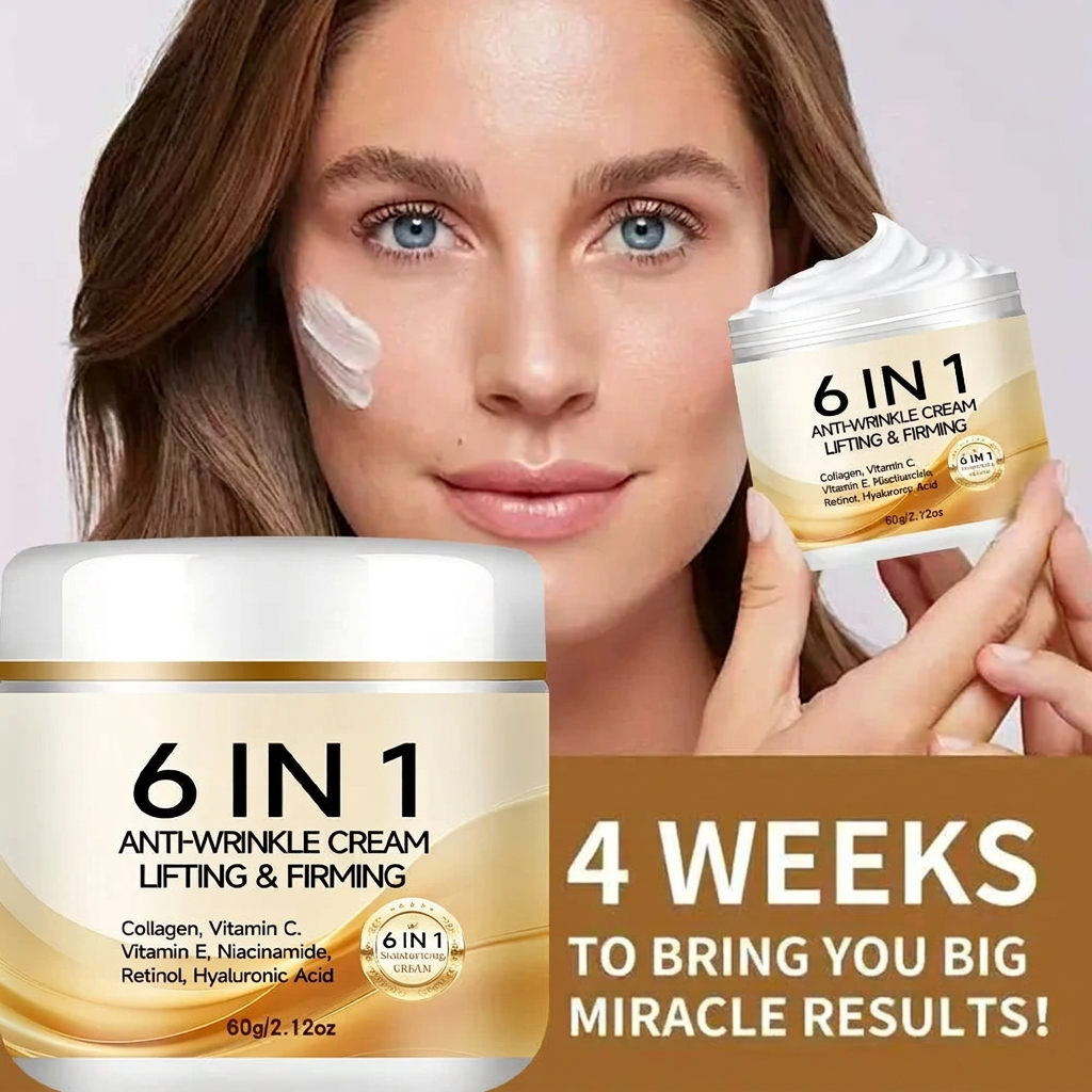 Antiwrinkle cream results graphic