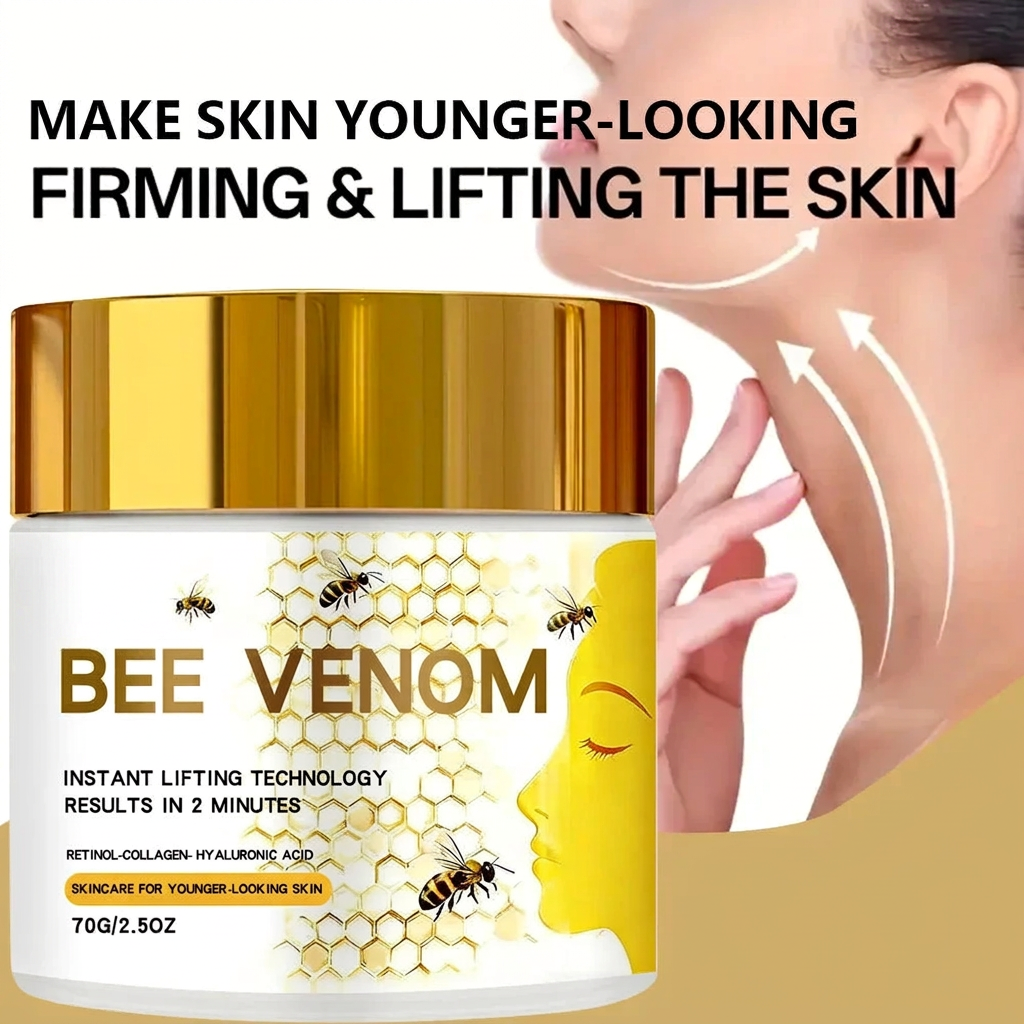 Bee venom moisturizer firming graphic