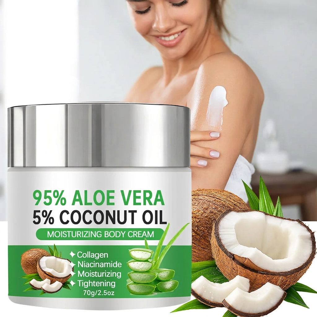 Cleaned body cream lifestyle image