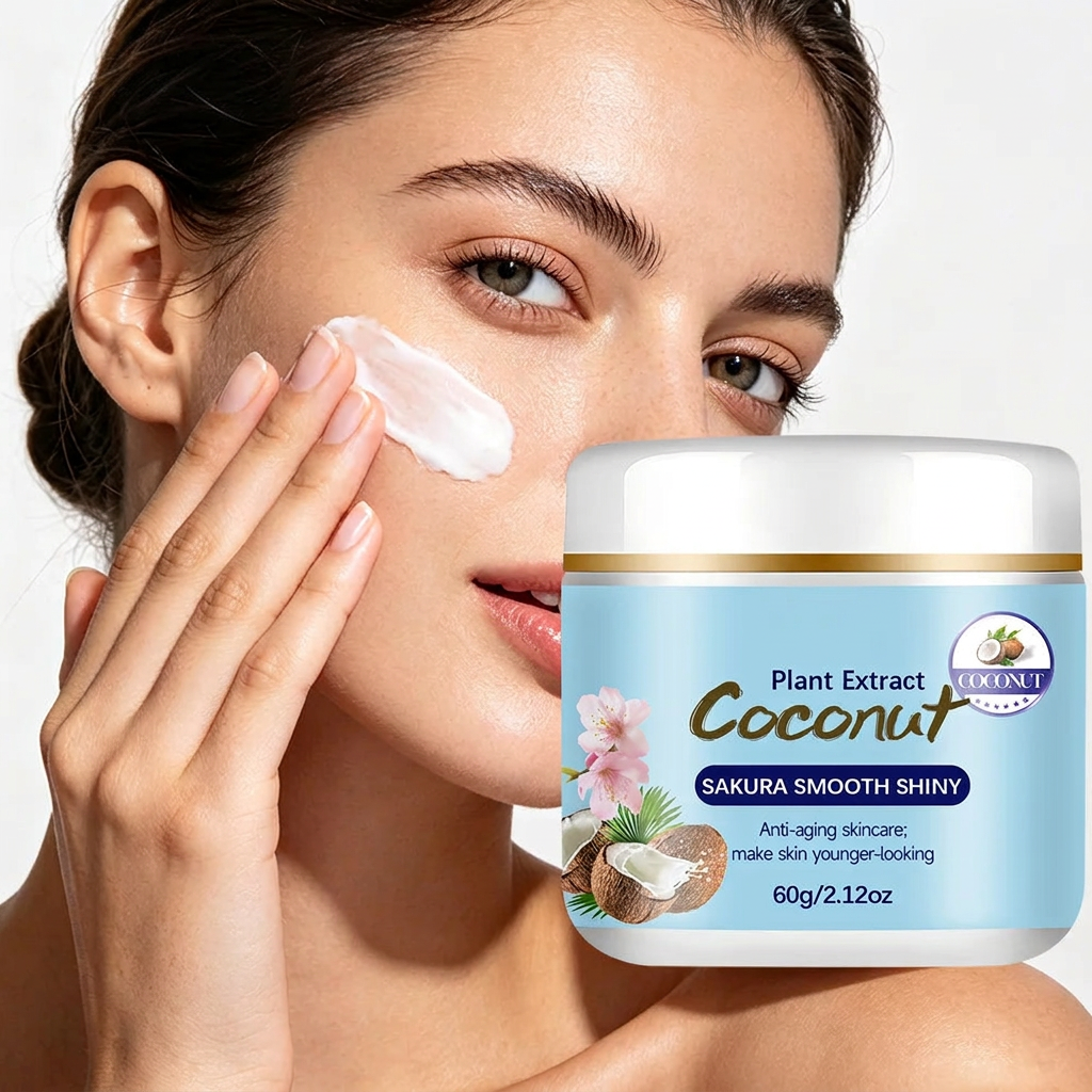 Cleaned coconut plant extract cream main image