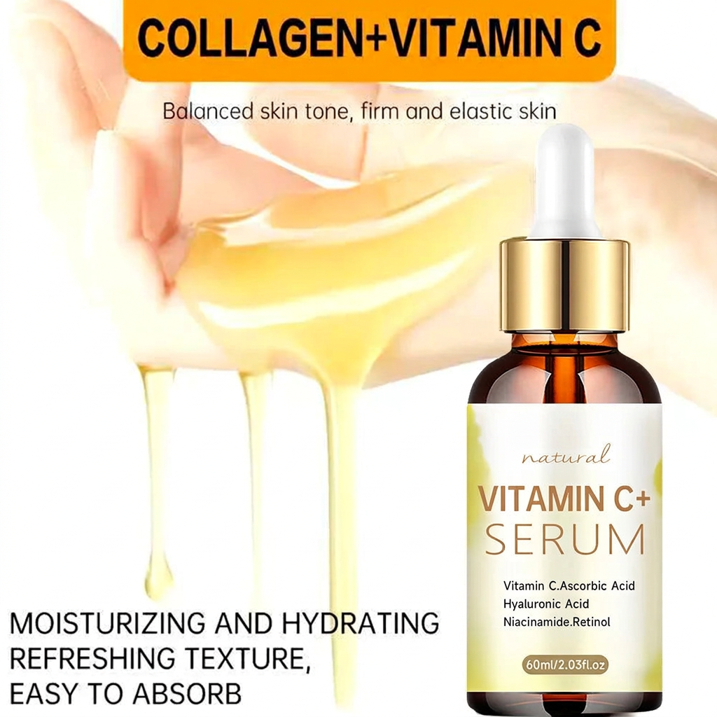Cleaned collagen and Vitamin C texture image