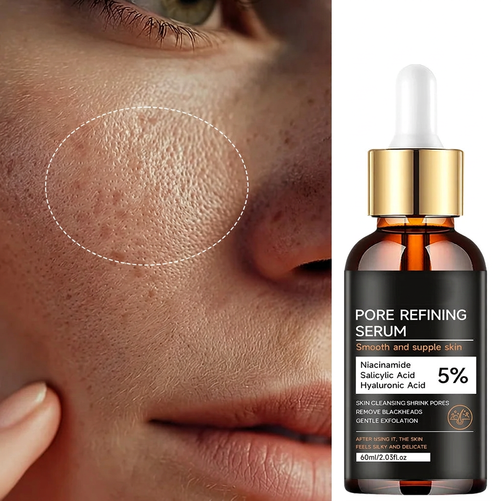 Cleaned main pore-refining image