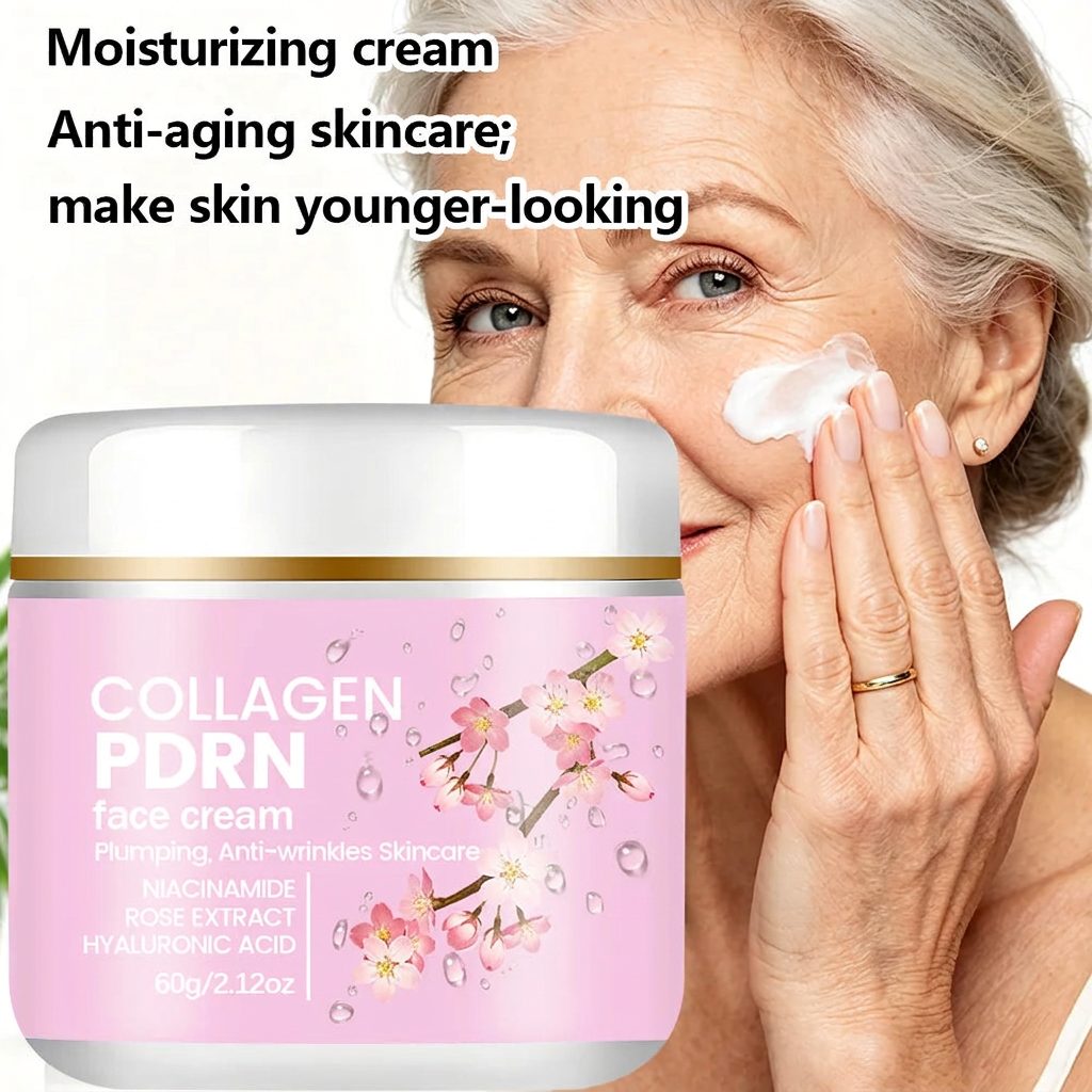 Cleaned mature-skin application image