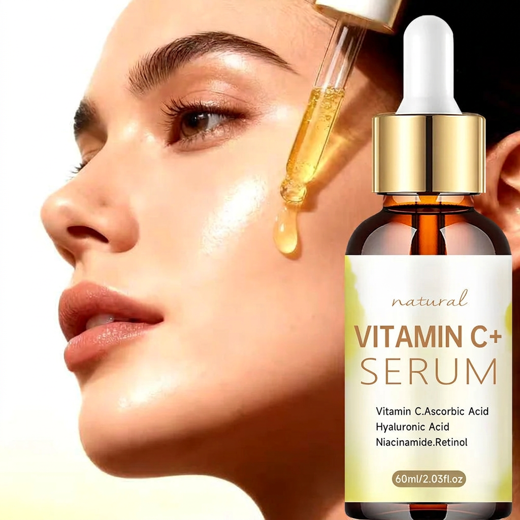 Cleaned Vitamin C+ Serum application image