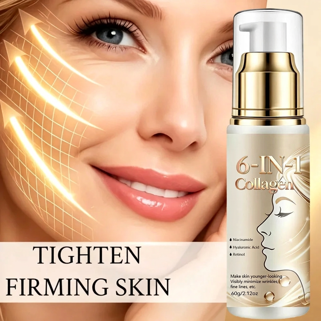 Collagen cream firming graphic