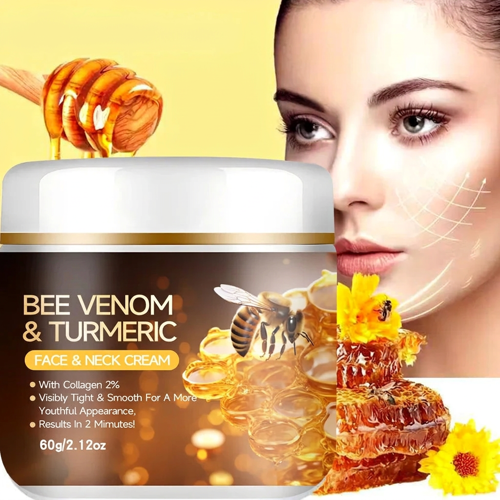 Cream with model and honey