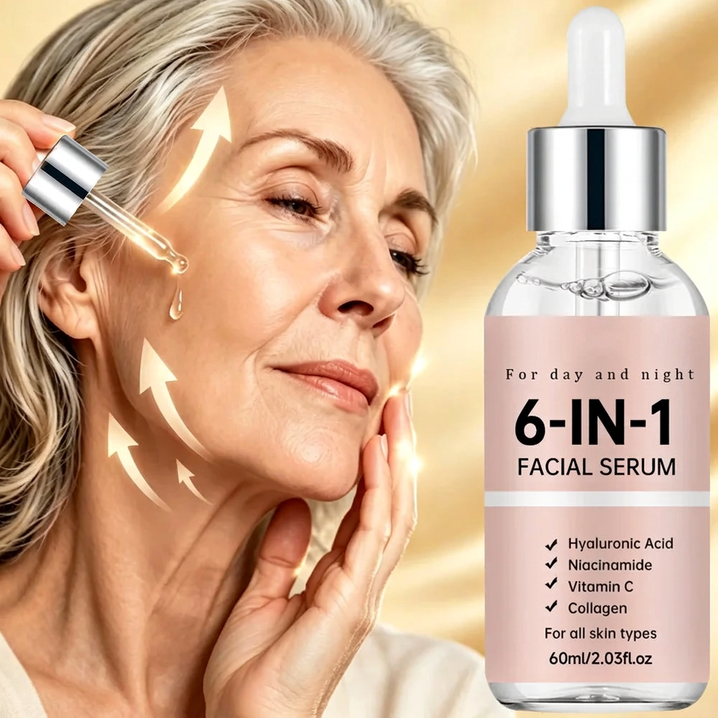 Facial serum application image