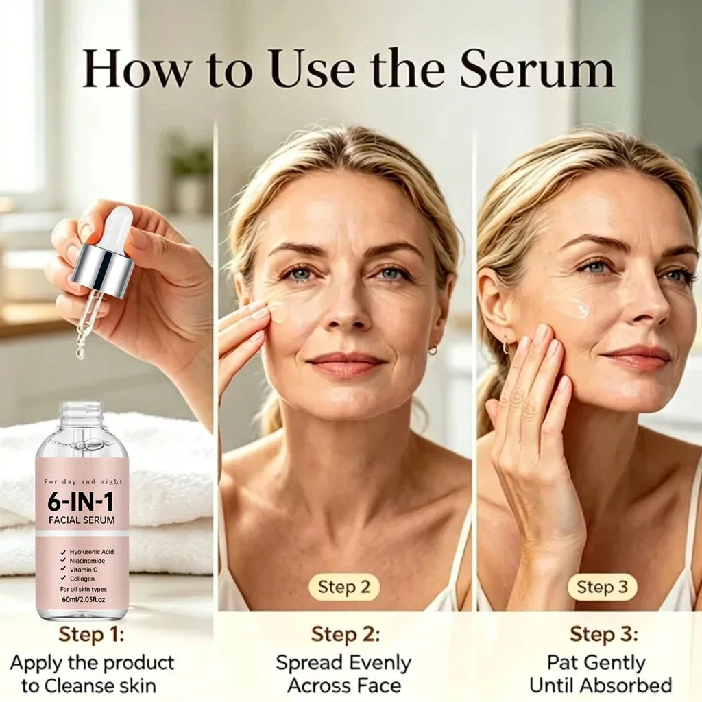 Facial serum usage guide
